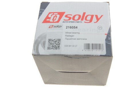 Подшипник ступицы solgy 216054