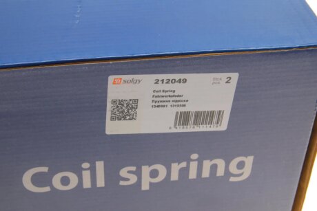 Пружина передня solgy 212049