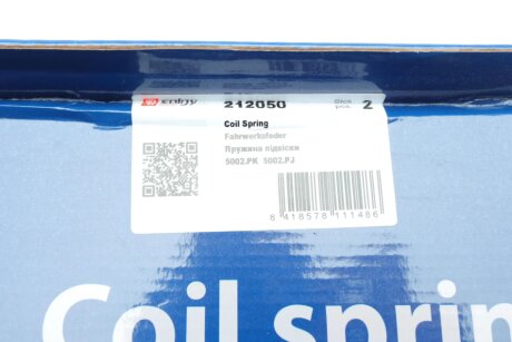 Пружина передняя solgy 212050