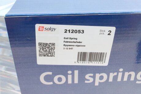 Пружина передняя solgy 212053