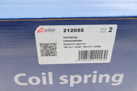 Пружина передняя solgy 212055