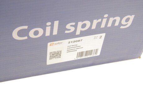 Пружина підвіски solgy 212087