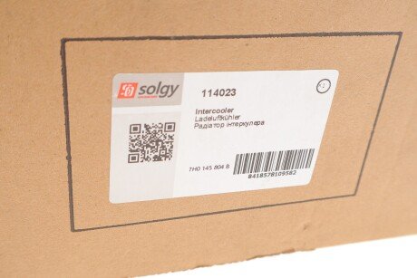 Радиатор интеркулера solgy 114023