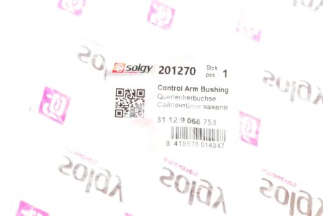 Сайлентблок переднего рычага solgy 201270