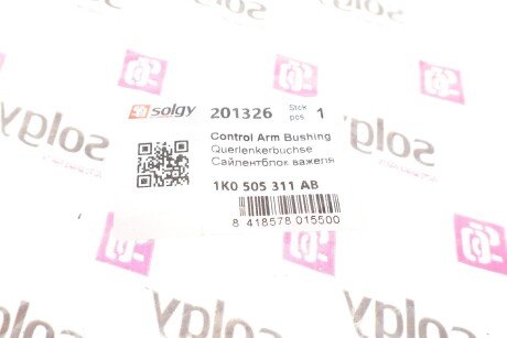 Сайлентблок переднего рычага solgy 201326
