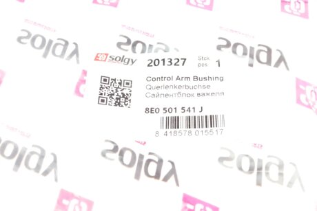 Сайлентблок переднего рычага solgy 201327