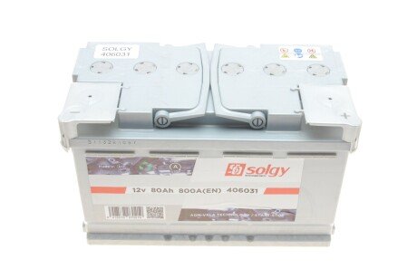 Стартерный аккумулятор solgy 406031