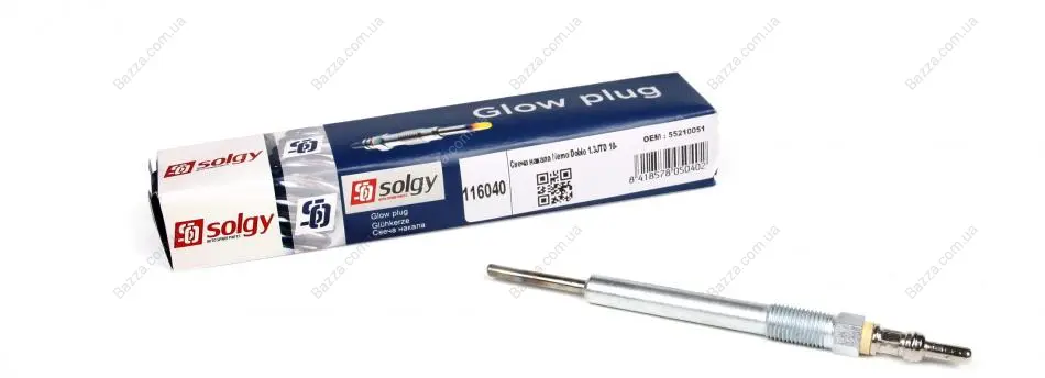 Свеча накала Solgy 116040 (фото 1)