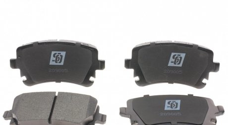 Тормозные колодки solgy 209005