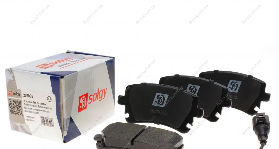 Тормозные колодки solgy 209005