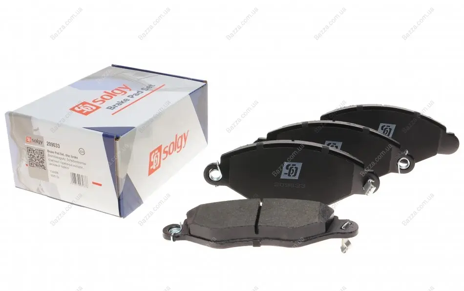 Тормозные колодки solgy 209033