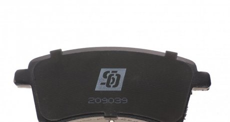 Тормозні (гальмівні) колодки solgy 209039