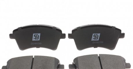 Тормозні (гальмівні) колодки solgy 209039