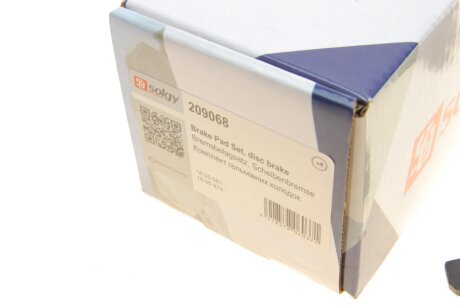 Тормозные колодки solgy 209068