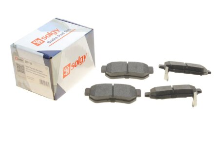 Тормозні (гальмівні) колодки solgy 209153