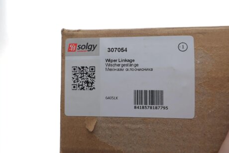 Трапеция дворников (стеклоочистителя) solgy 307054