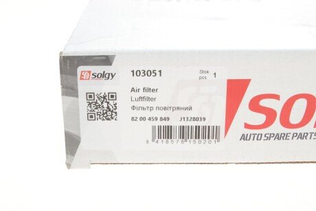 Воздушный фильтр solgy 103051