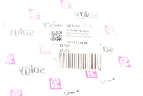 Втулка переднього стабілізатора solgy 201352