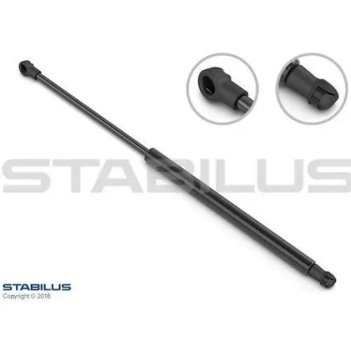 STABILUS Амортизатор багажника, F=260N, L=64.8см, H=26.85см stabilus 648416