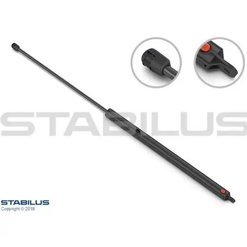 STABILUS Амортизатор багажника, F=260N, L=93см, H=39.4см stabilus 529393