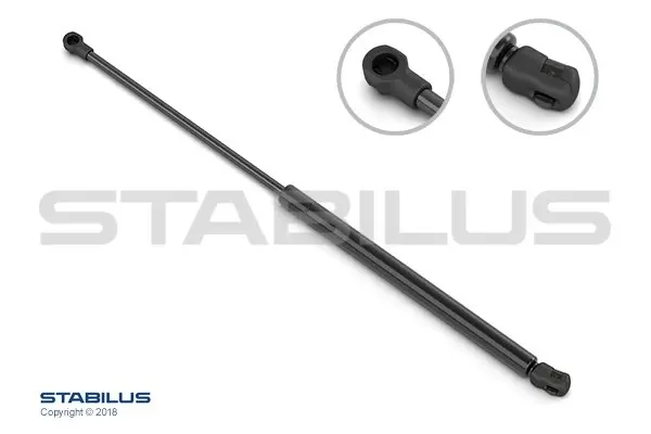 STABILUS Амортизатор багажника, F=320N, L=60.2см, H=22.3см stabilus 0624KV