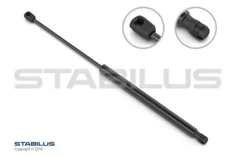 STABILUS Амортизатор багажника, F=330N, L=49.5см, H=18.8см Stabilus 0746VC