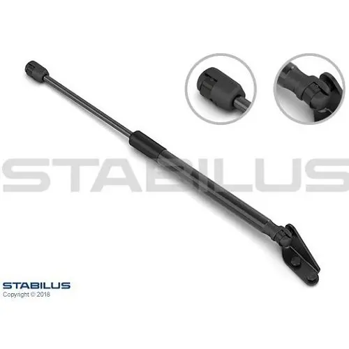 STABILUS Амортизатор багажника, F=405N, L=47.25см, H=17.6см stabilus 848951