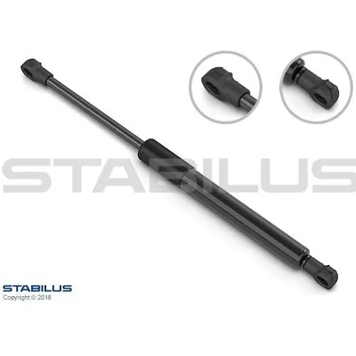 STABILUS Амортизатор багажника, F=420N, L=27.15см, H=7.75см stabilus 1128SX