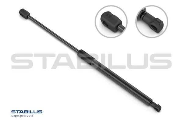 STABILUS Амортизатор багажника, F=440N, L=49.2см, H=18.5см stabilus 031139