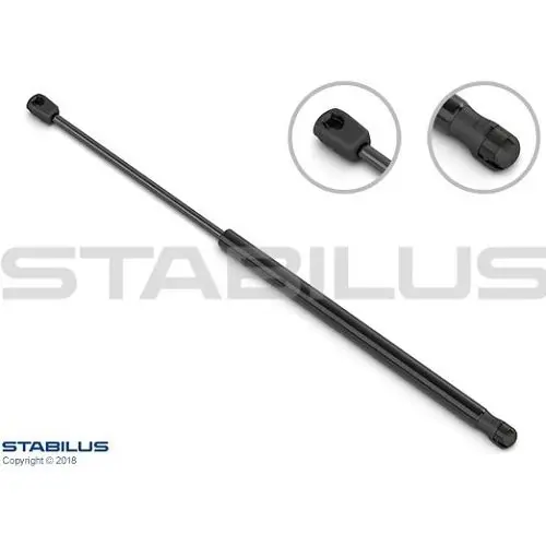 STABILUS Амортизатор багажника, F=480N, L=65.7см, H=26.1см stabilus 274167
