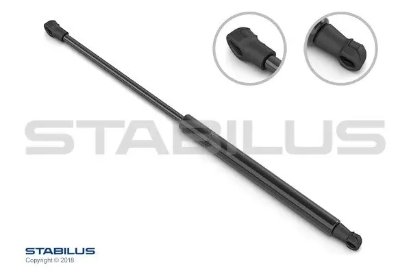 STABILUS Амортизатор багажника, F=500N, L=51.4см, H=21.5см Stabilus 0825MV (фото 1)
