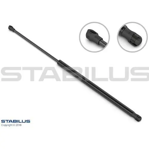 STABILUS Амортизатор багажника, F=515N, L=55.3см, H=20.8см stabilus 1186KC