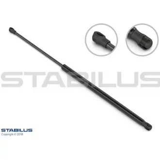 STABILUS Амортизатор багажника, F=515N, L=55.3см, H=20.8см stabilus 1186KC