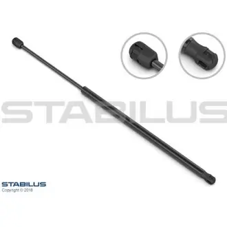 STABILUS Амортизатор багажника, F=600N, L=67.5см, H=28.7см stabilus 055469