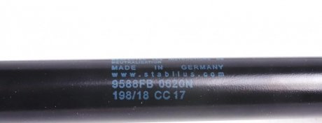 Амортизатор багажника, F=620N, L=50.6см, H=18.6см stabilus 9588FB