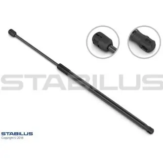 STABILUS Амортизатор багажника, F=650N, L=66.7см, H=23.8см stabilus 8488UK