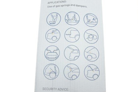 Амортизатор капота, F=210N, L=74.05см, H=28.0см stabilus 474902