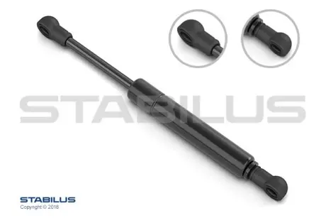 STABILUS Амортизатор системы впрыска, L=18см, H=5см stabilus 016776 Мерседес W124