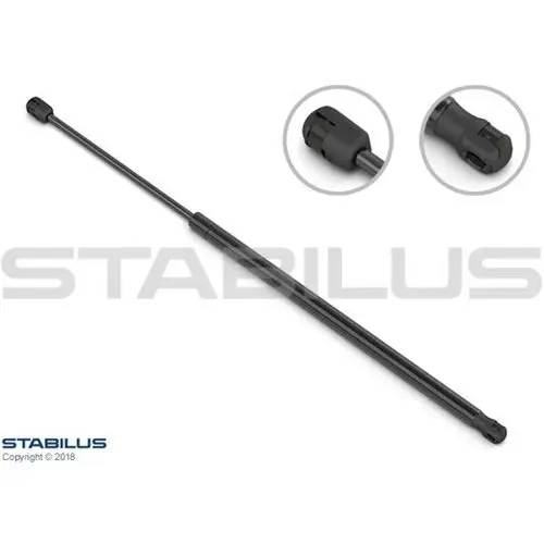 STABILUS Амортизатор заднего стекла, F=360N, L=53.5см, H=18.8см stabilus 3213YH