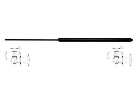 Амортизатор багажника starline 1212804 на Ситроен Спейстур