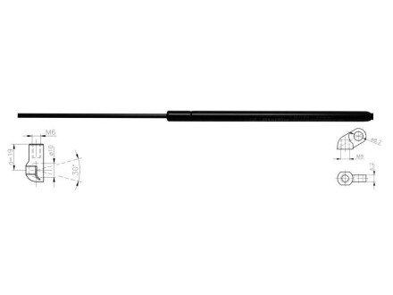 Амортизатор багажника starline 2829804 на Мерседес W220