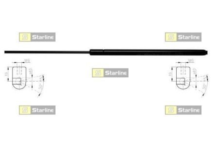 Амортизатор багажника starline 4014801