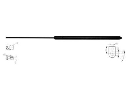 Амортизатор багажника starline 4428804