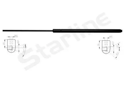 Амортизатор багажника starline 6712800