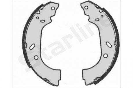 Колодки ручного (стоячого) гальма starline BC 07150