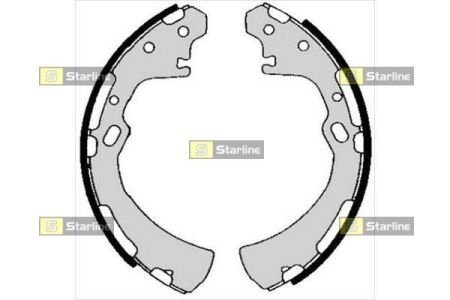 Колодки ручного (стоячого) тормоза starline BC 05700 на Ниссан Террано 1