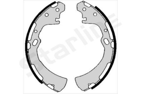 Колодки ручного (стоячого) тормоза starline BC 05700