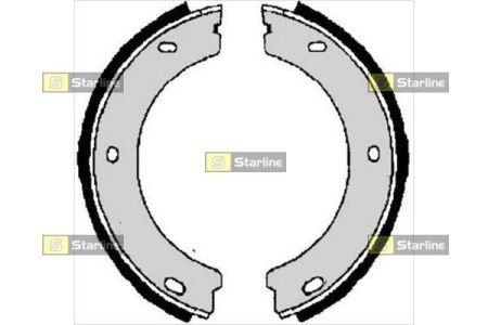 Колодки ручного (стоячого) тормоза starline BC 06400