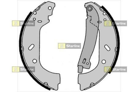 Колодки ручного (стоячого) гальма starline BC 08640