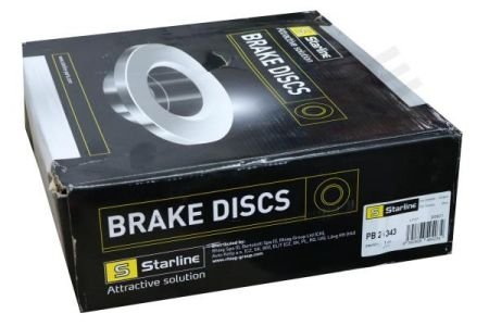 Вентилируемый тормозной диск starline PB21343